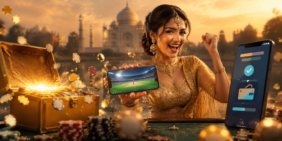 Indian player placing a bet on Aviator game on mobile phone screen